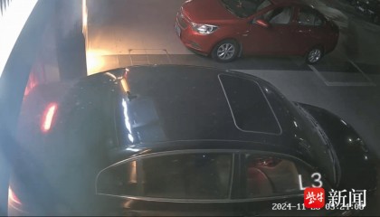 嚣张！江苏淮安一小偷凌晨偷窃，竟开车强行撞开店门！