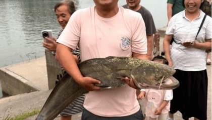 四川一男子钓1米长大鱼后放生，围观者高呼“卖给我”，回应：钓鱼是为娱乐