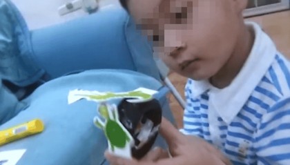 卧室门打不开，爸爸接了通电话，撬门后发现4岁半儿子从22楼坠落，蜷缩在一楼绿化带……