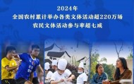 新华鲜报｜超220万场！“村字号”文体活动彰显乡村精气神
