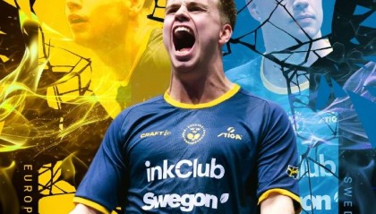 世界第1失冠！欧洲大满贯：莫雷加德4-3林诗栋 主场问鼎男单