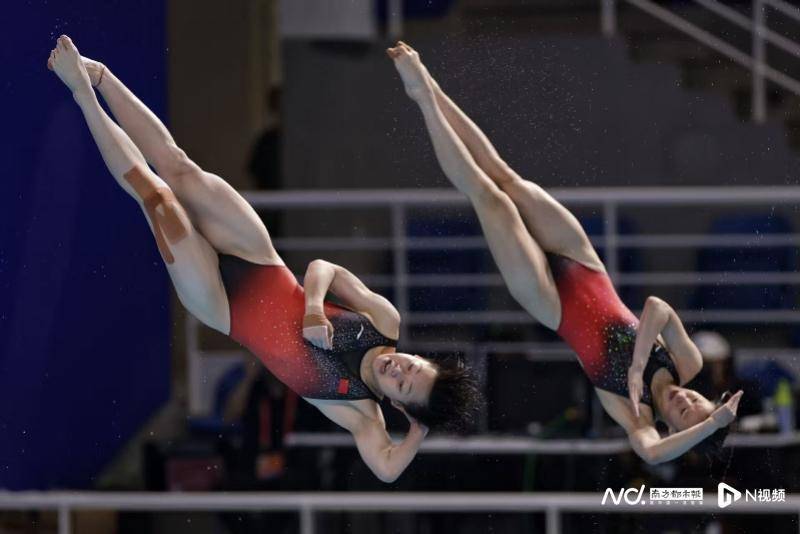 全红婵复出！携搭档一路领先助广东队摘十五运会跳水女团金牌